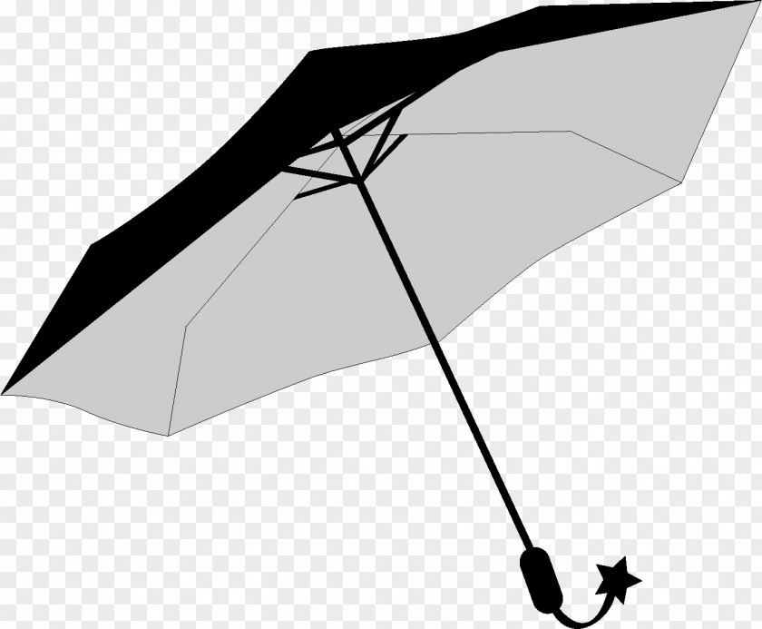 MSummer Elements Frame Vector Triangle Umbrella Design Black & White PNG