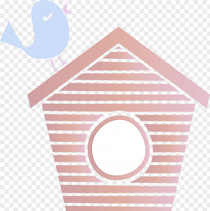 Pink Birdhouse PNG