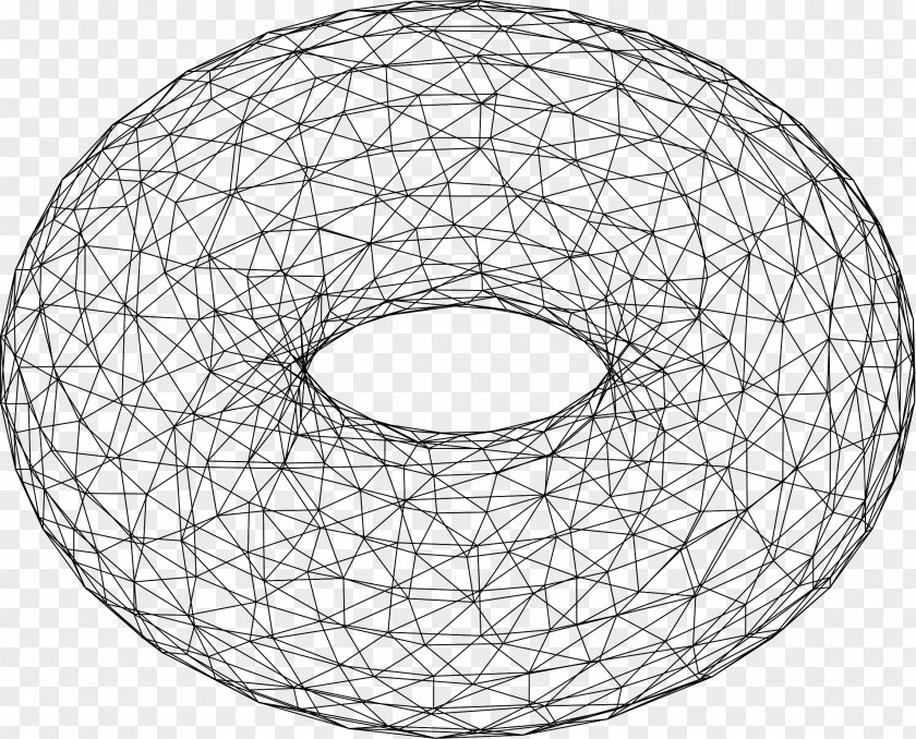 Website Wireframe Wire-frame Model 3D Computer Graphics Torus PNG