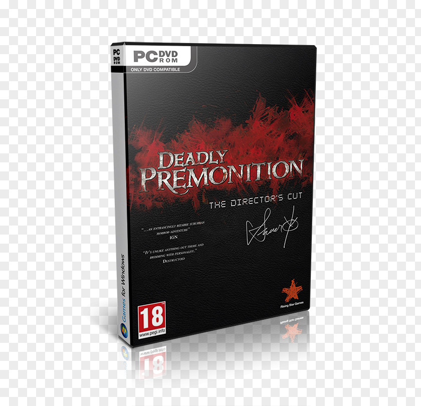 Deadly Premonition Tokyo Game Show Director's Cut Xbox 360 Special Edition PNG