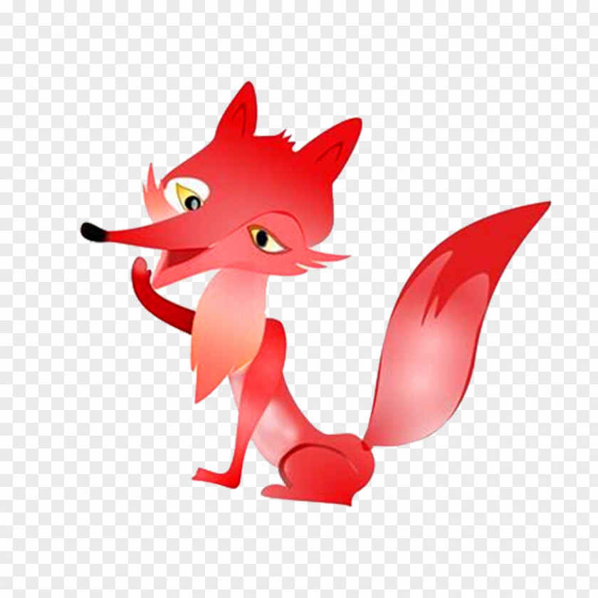 Fox Red Cartoon PNG