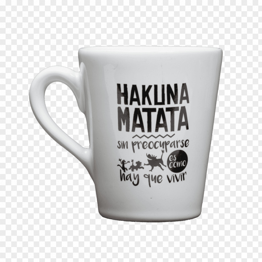 Hakuna Matata Coffee Cup Mug Ceramic Cushion PNG