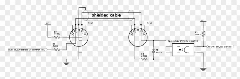 Network Interface Controller Wiring Diagram Electrical Wires & Cable Connector DIN PNG