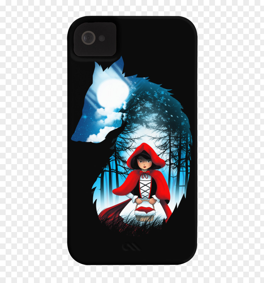 T-shirt Big Bad Wolf Little Red Riding Hood Mobile Phones Laptop PNG