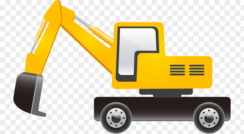 Truck Pull Material Vector Free Excavator U30e6u30f3u30dc Heavy Equipment Illustration PNG