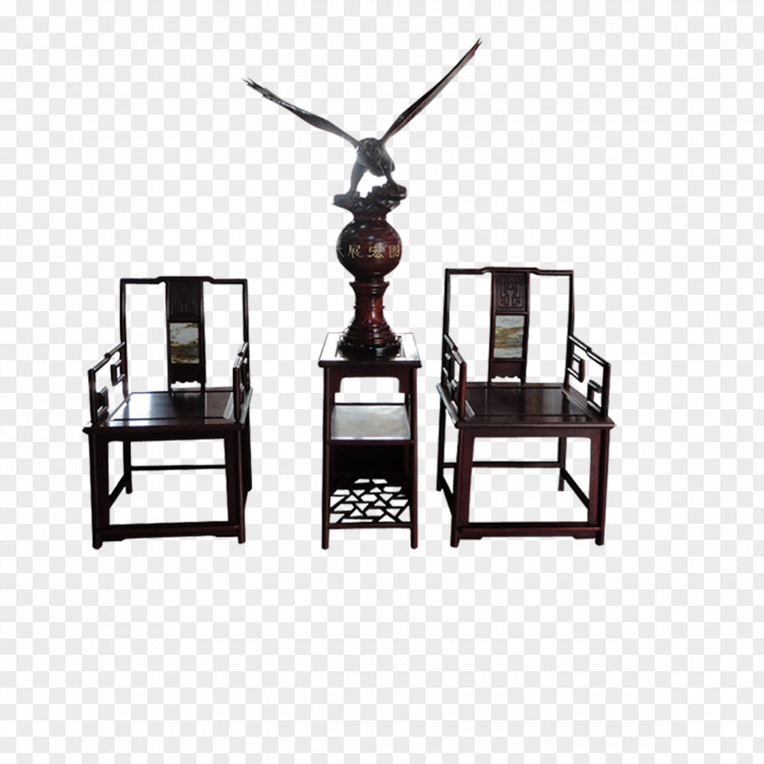 Black Sturdy Ancient Chair Table Yangxin County, Shandong Furniture Wood PNG