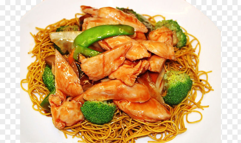 Chicken Chow Mein Phat Si-io Fried Noodles Lo Yakisoba PNG