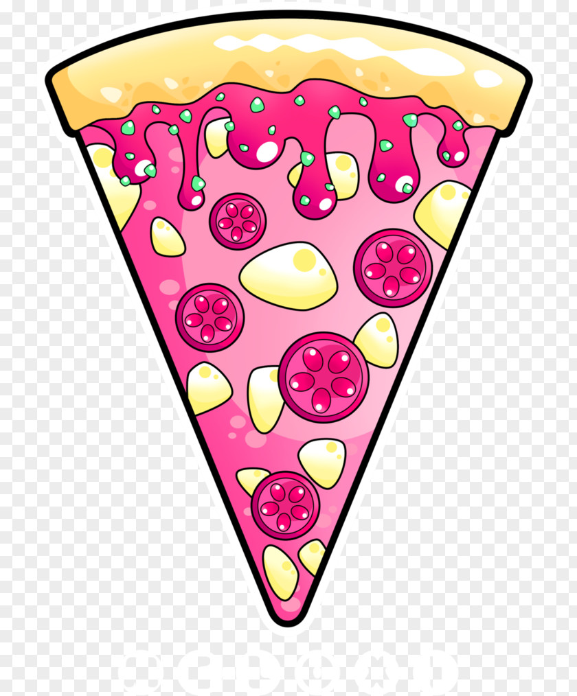 Cone Heart Pizza Box PNG