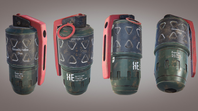Grenade Science Fiction Editing PNG