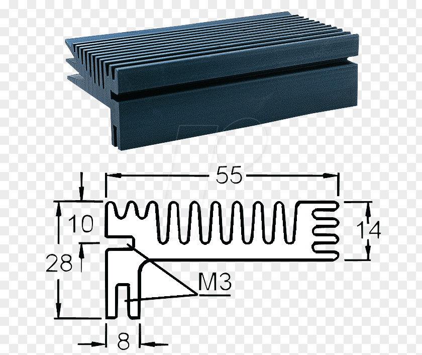 Heat Sink Electronics Material PNG