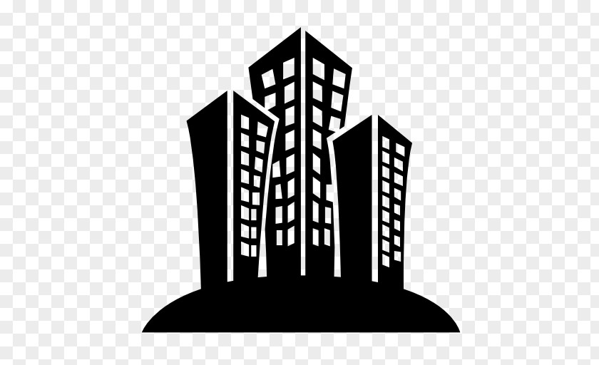 Office Building Black And White Clip Art PNG