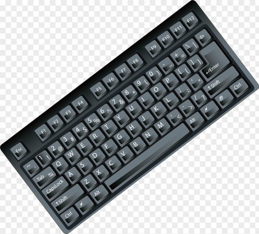 Black Keyboard Computer Parts Vector Space Bar PNG