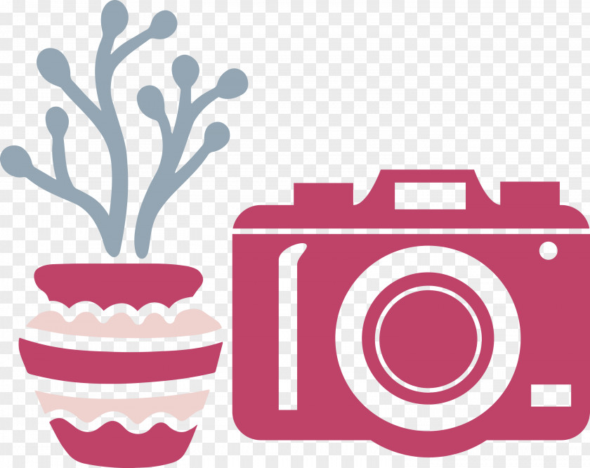 Camera Flower PNG