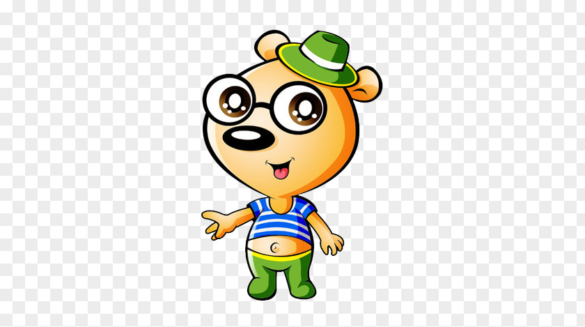 Cute Bear Cartoon Download PNG