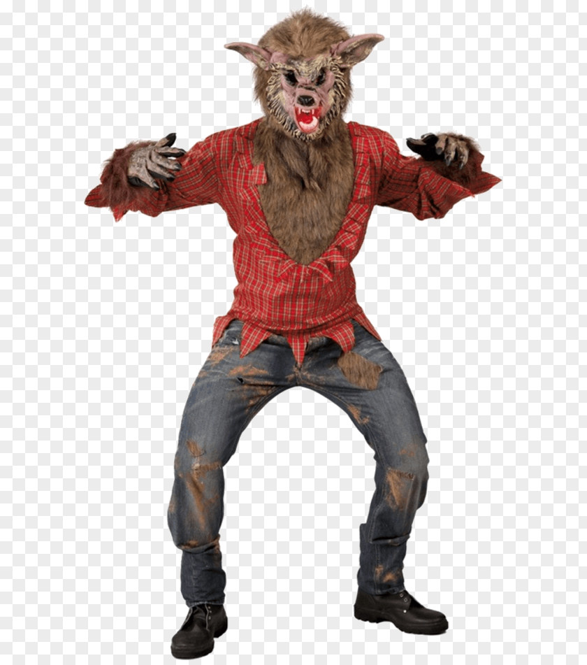 Halloween Big Bad Wolf Costume Party PNG