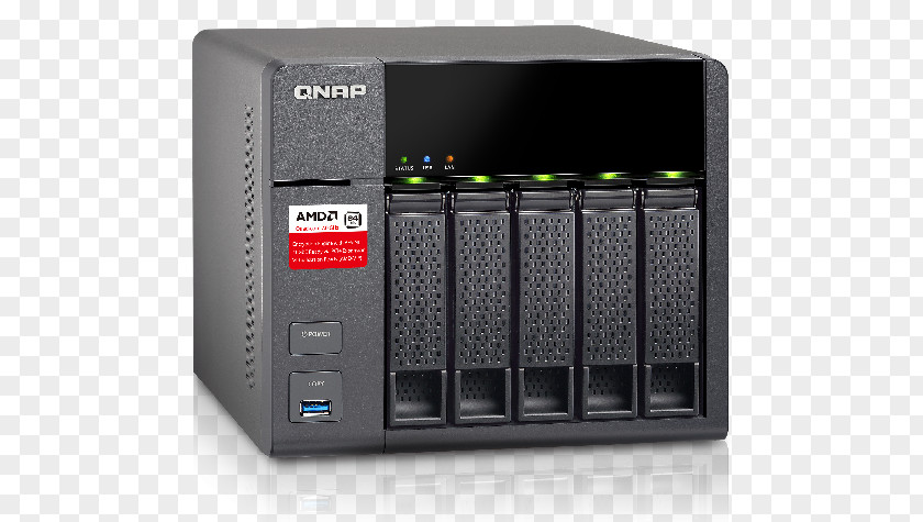 Network Storage Systems QNAP TS-563 NAS Tower Ethernet LAN Black Gigabit PNG