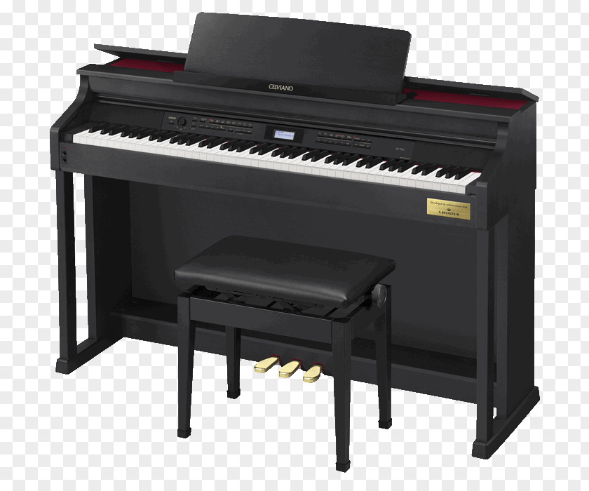 Piano Digital Musical Instruments Keyboard Casio PNG
