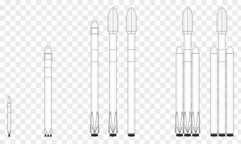 Rockets Falcon 9 V1.1 V1.0 Payload Fairing SpaceX Dragon PNG