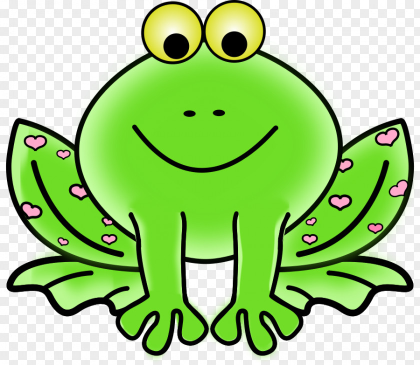 Shrub Frog Happy Green Leaf Background PNG