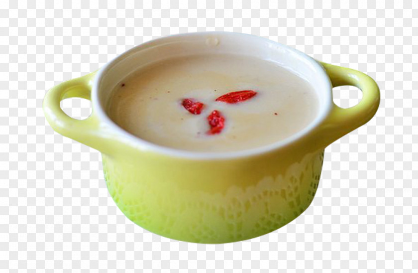 Walnut Yam Jujube Rice Cereal Potage Porridge Leek Soup PNG