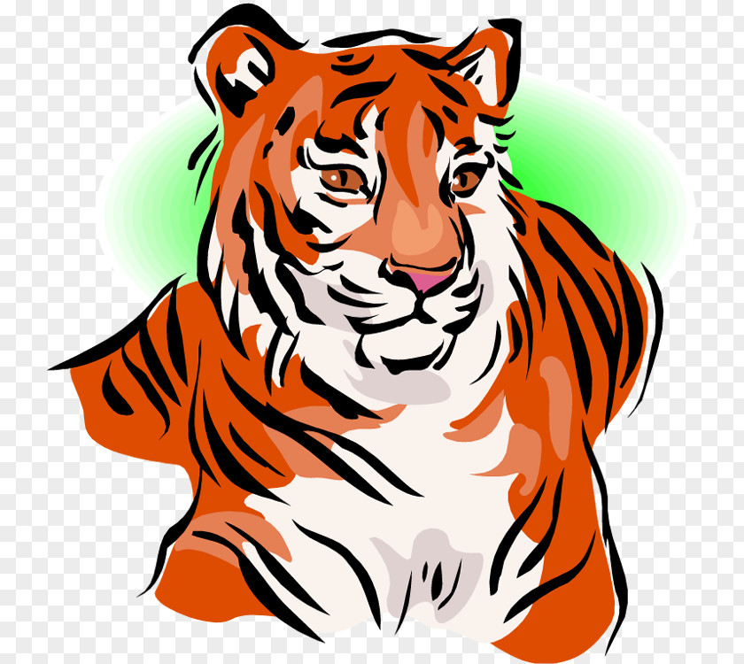 Bengal Tiger Clipart Cat Roar Clip Art PNG