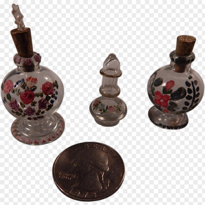 Cartoon Painted Perfume Bottle Glass PNG