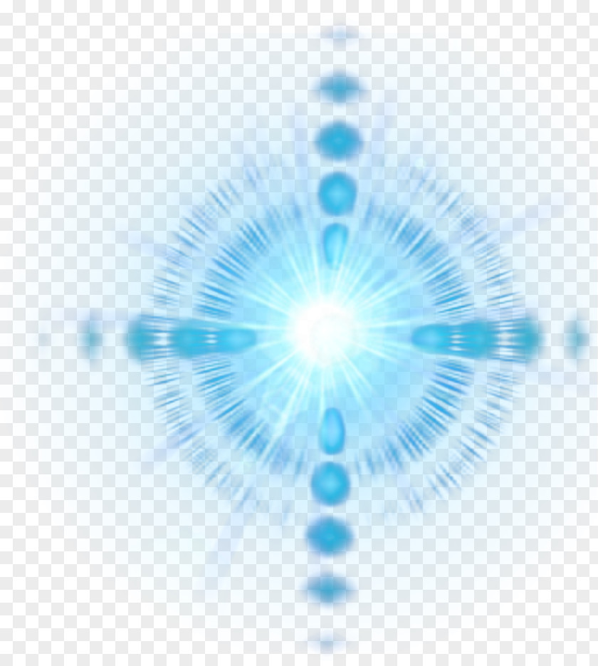 Cool Blue Star Free Pull Material Light Color PNG