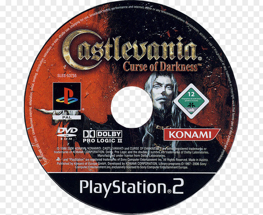 Curse Flyer Castlevania: Of Darkness PlayStation 2 Dracula Video Game STXE6FIN GR EUR PNG