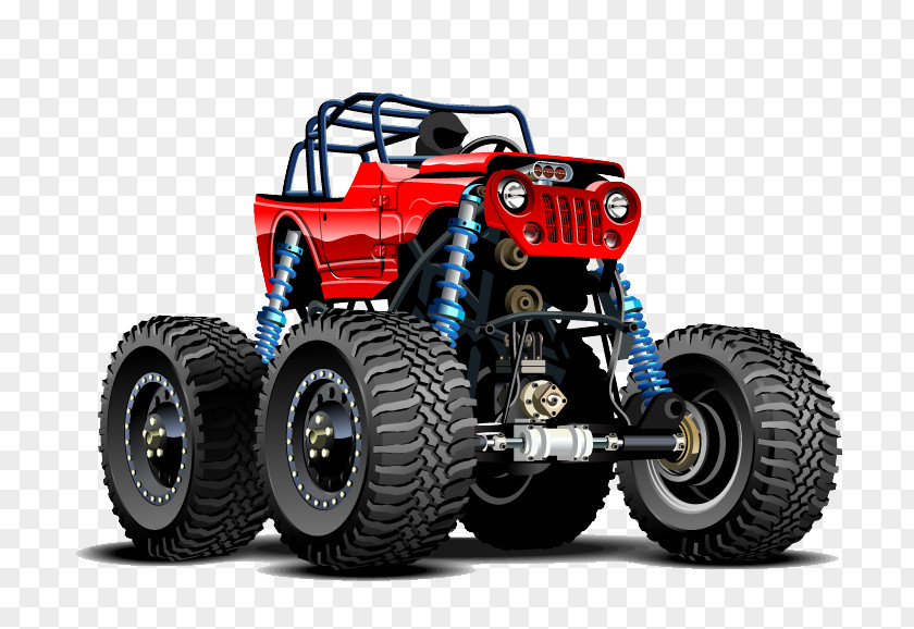 Jeep Pickup Truck Car Monster PNG