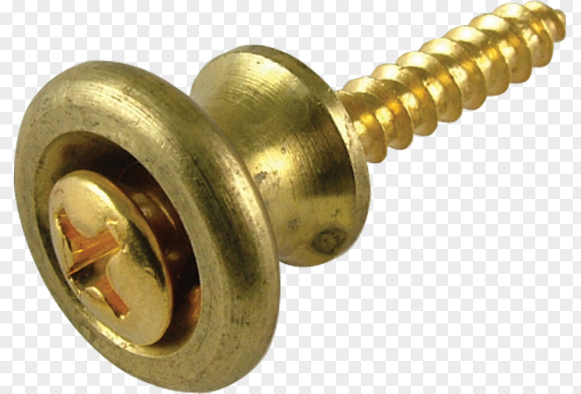 New Machined Bullets Brass 01504 Strap Button PNG