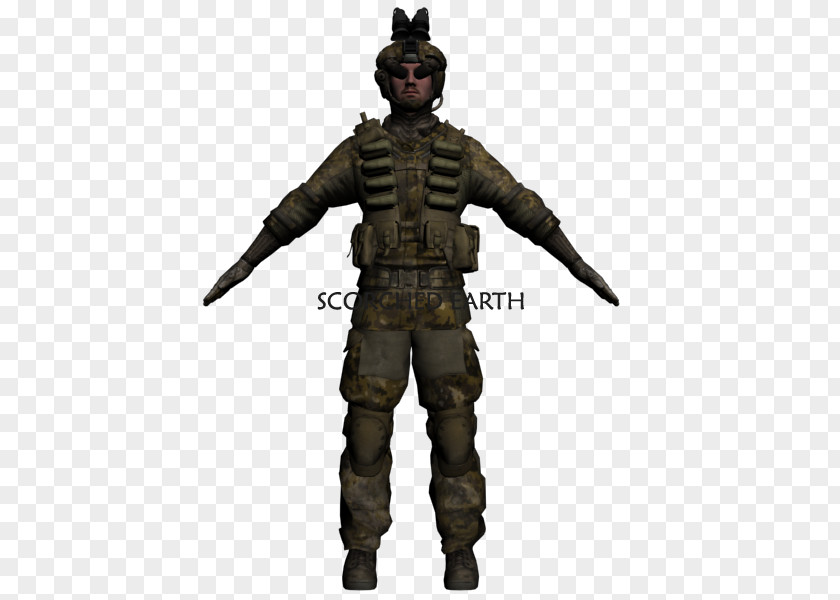 Soldier Infantry Mercenary Militia Figurine PNG
