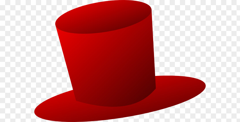 Top Hat Red Society Clip Art PNG