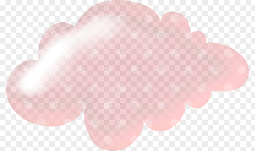 Cloud Heart Petal Pattern PNG