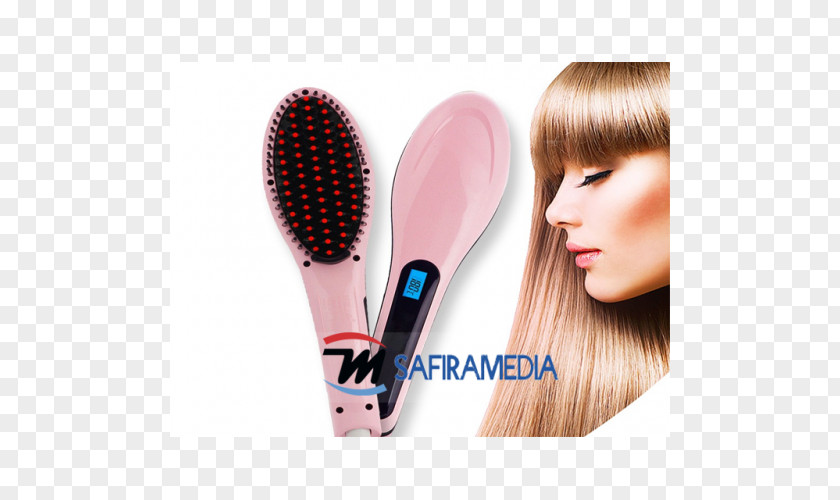 Hair Straightener Iron Comb Hairbrush PNG