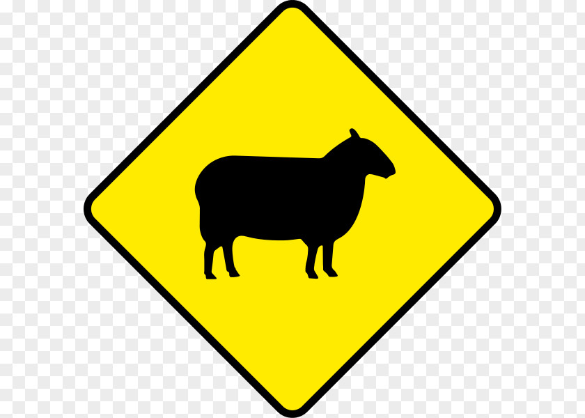 Ireland Sheep Traffic Sign Road Warning Cattle PNG