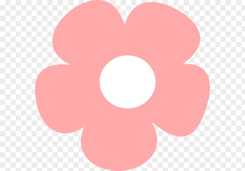 Simple Flower Cliparts Petal Pink PNG