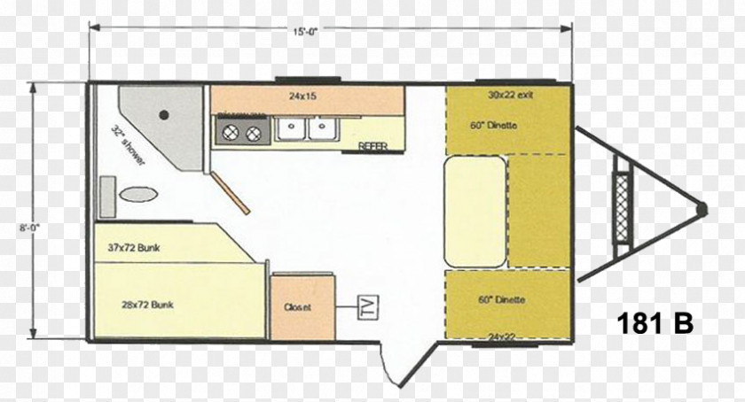 Water Floor Window Plan Caravan Campervans PNG