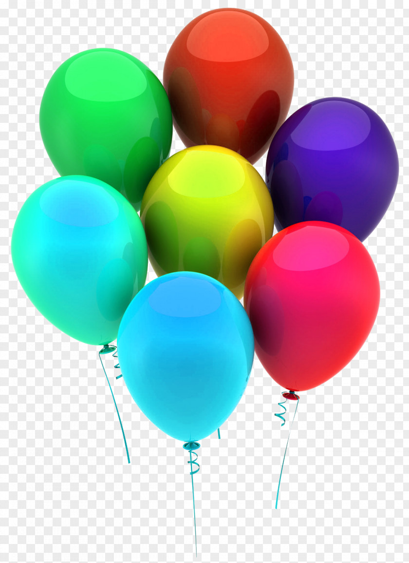 Colorful Balloons FIG. Toy Balloon Birthday Hydrogen PNG