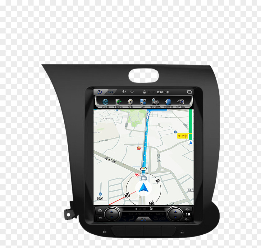 From Ya Anzhuo Vertical Big-screen Navigation Citroën C4 Picasso Mobile Device Taobao Head Unit PNG