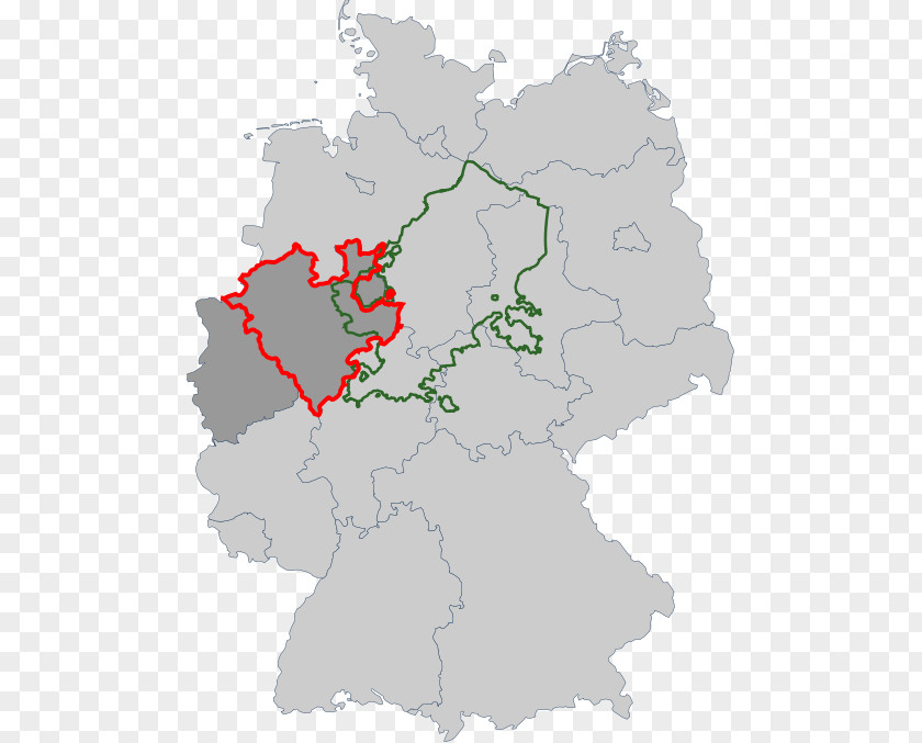 Map North Rhine-Westphalia Hamburg Metropolitan Region Province Of Westphalia States Germany PNG