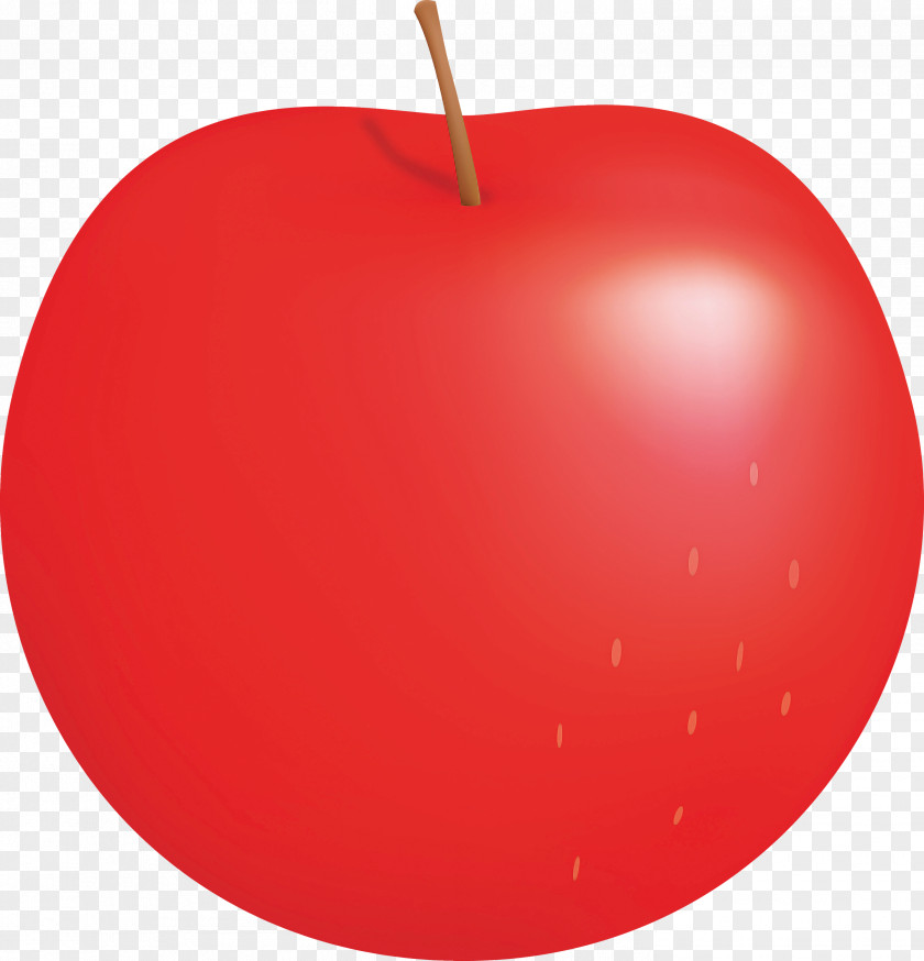 Red Plants Fruit Apple PNG