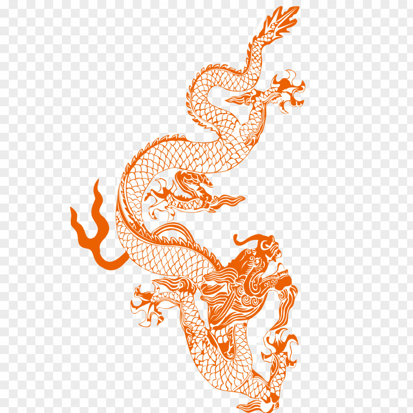 Ancient Dragon Totem Chinese Zodiac PNG