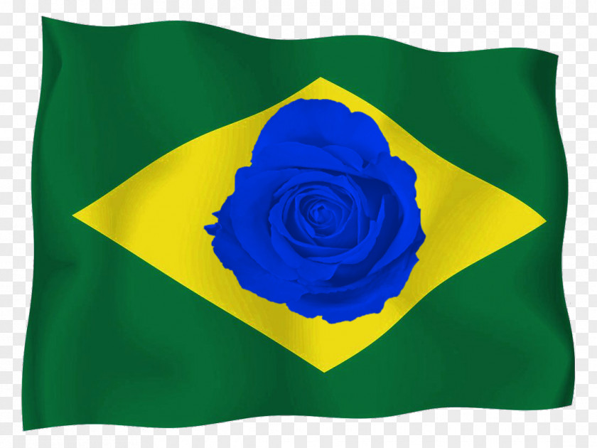 Flag Of Brazil Garden Roses Estilización PNG