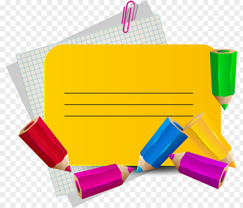 School Paper Scrapbooking Clip Art PNG