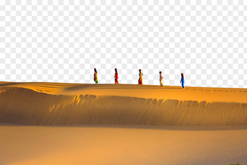 Sky Dune Desert Natural Environment Sand Yellow Erg PNG