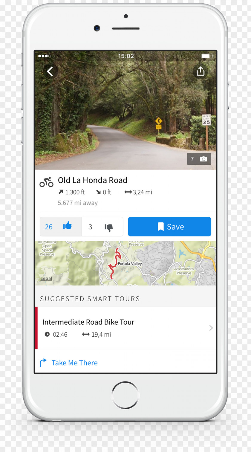 Smartphone Long-distance Cycling Route Mobile Phones Itinéraire App PNG