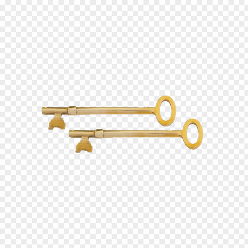 Brass Rim Lock Latch Door Handle PNG