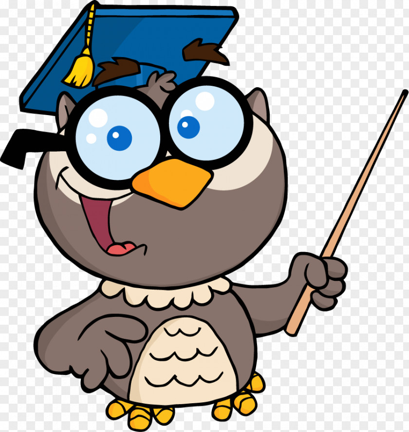 Cartoon Maths Pictures Owl Teacher Education Clip Art PNG