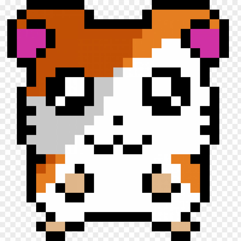 Hamster Pixel Art Bead Drawing Minecraft PNG