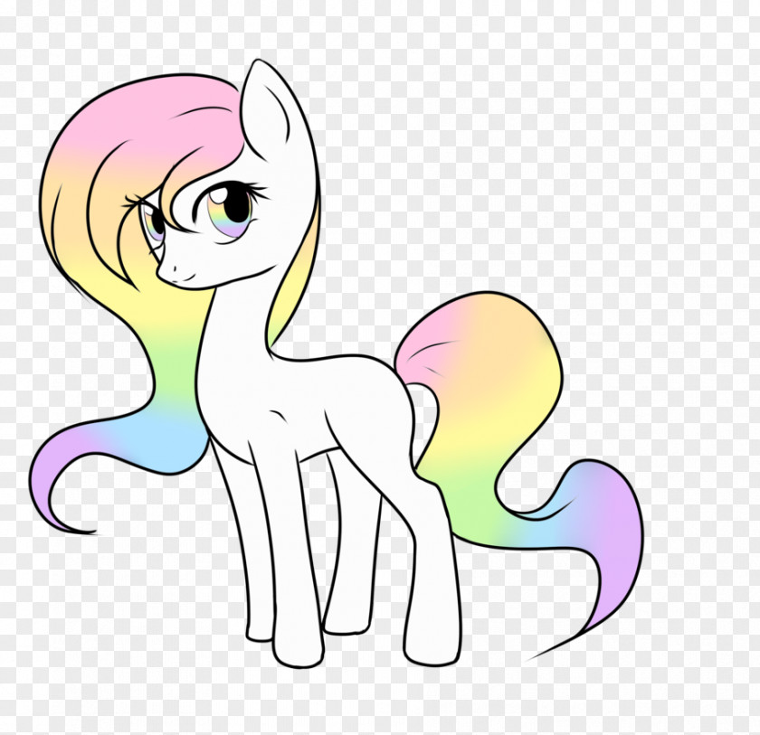 Horse Pony Line Art Cartoon Clip PNG